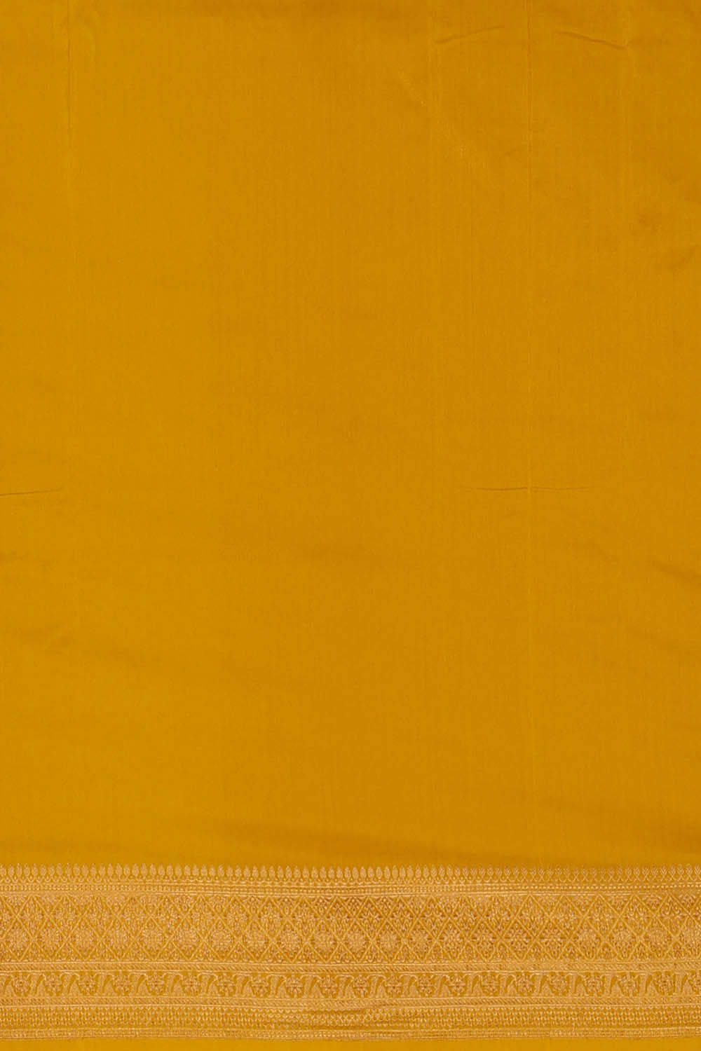 Image of Banarasi Khatan Mustard Yellow Saree